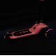 7. NILS FUN HLB122 LED pink children's scooter