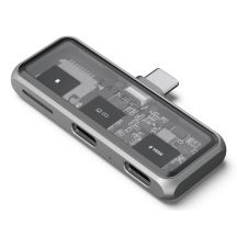 Satechi USB-C PD Mobile XR Hub and MicroSD Card Reader Space Gray