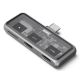 Satechi USB-C PD Mobile XR Hub and MicroSD Card Reader Space Gray