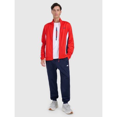 8. Men's zip-up sweatshirt without hood 4F 4FRAW25TSWSM2459-62S