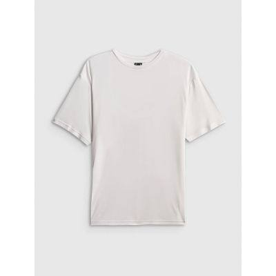 5. Women's loose plain T-shirt 4F 4FRSS26TTSHF4262-10S