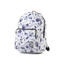 THE SOCIETY PACK XCLASSIC BACKPACK 181CPR702-72 OFF WHITE BLUE FLOWER ALLOVER