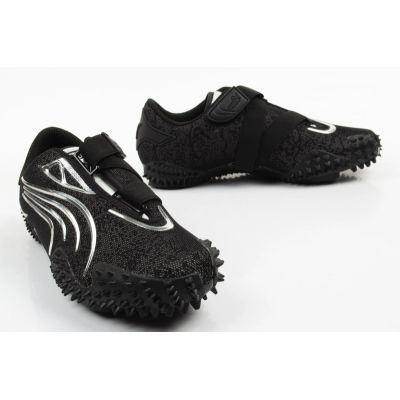 4. Puma Mostro Metallic women's sports shoes black with Velcro fashionable