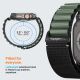 12. Strap Spigen WBF1 Strap for Apple Watch 44 / 45 / 46 / 49 mm - Black and Green