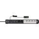 4. Brennenstuhl 1951560103 3 m power strip 6 x network sockets Indoor Black, Light Gray