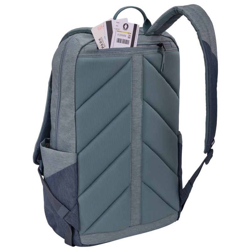 14. Thule Lithos TLBP216 Pond Gray Backpack Gray Polyester