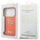 8. Guess IML 4G Script Metal Case for iPhone 17 Pro - Orange