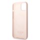 7. Guess GUHMP13MSBPLP iPhone 13 6.1" pink/pink hard case Silicone Logo Plate MagSafe