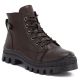 Women's brown suede ankle boots Potocki Z26-JE19317