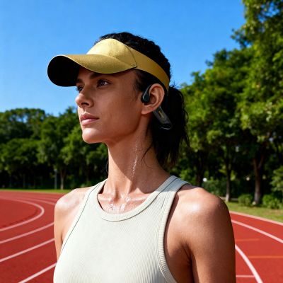 5. Dudao U22 Bluetooth 5.2 Bone Conduction Headphones with Headband - Black