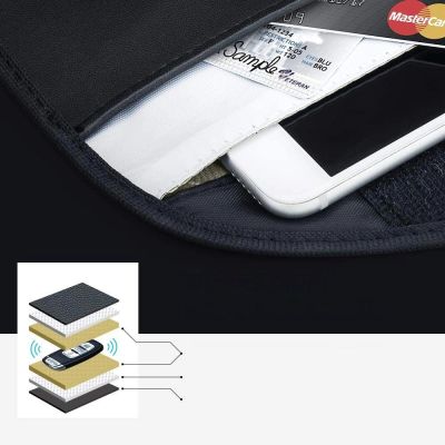 14. Anti-theft Case for Car Keys Phone Radio Blocking Faraday Box Faraday Cage 20cm x 11cm Black