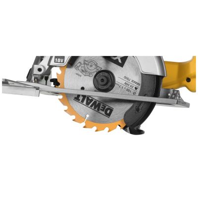 4. Circular saw without battery and charger DeWalt DCS391NT (460W; 165mm)