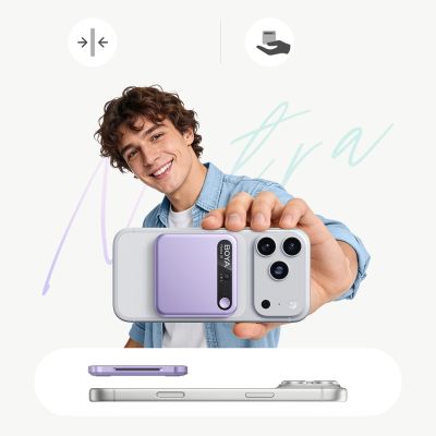 14. BOYA Notra Voice Recorder with AI Transcription - Purple