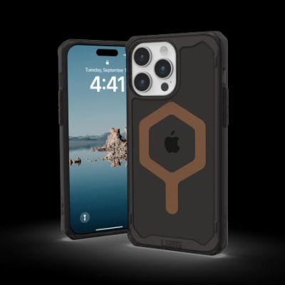 2. UAG Plyo MagSafe case for iPhone 15 Pro Max - black and brown