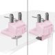 4. Arozzi AZ-ALZARE-NEO-DUO-PNK Monitor Holder/Stand 81.3 cm (32") Desk Pink