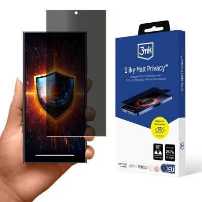 17. Privacy film matte 3mk Silky Matt Privacy for Samsung Galaxy S24 Ultra