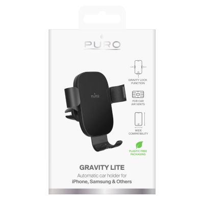3. Puro Gravity Car Air Vent Gravity Holder - Black