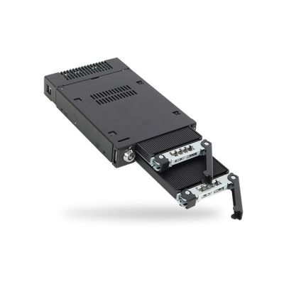 4. Icy Dock MB834TP-B Hard Drive Enclosure SSD Case Aluminum, Black 2.5"