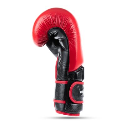 6. Warrior RED Genuine Leather Boxing Gloves