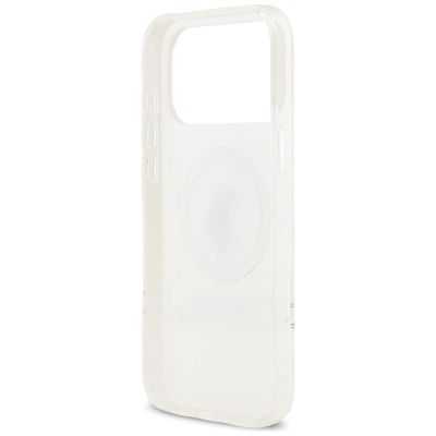 7. US Polo DH and Bottom Stripe Logo MagSafe Case for iPhone 17 Pro Max - White