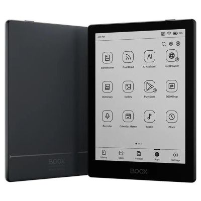 4. Onyx Boox Go 6" Carta 1300 32GB Wi-Fi Black Ebook Reader