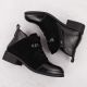 13. Women’s Black Suede-Look Ankle Boots with Warm Lining M.Daszyński MR2458-7