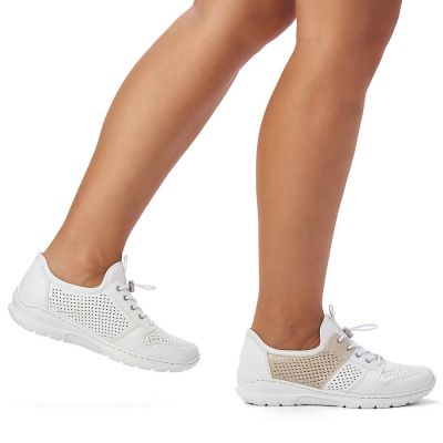 18. Comfortable Rieker W L3254-80 white shoes