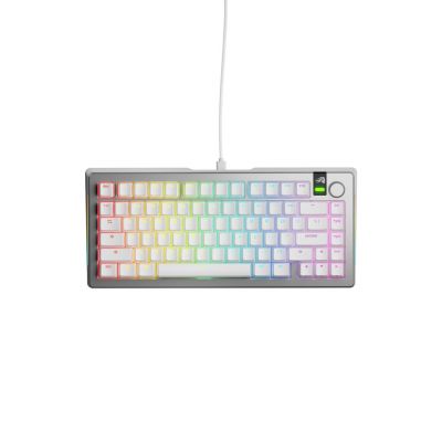 2. Glorious Gaming GMMK 3 PRO 75% Prebuilt USB Keyboard QWERTY US English Silver