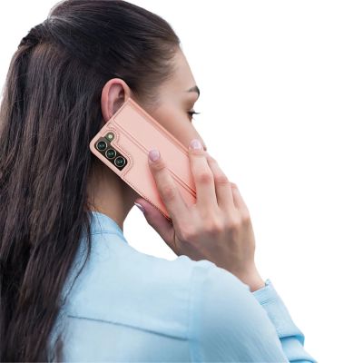 10. Dux Ducis Skin Pro Holster Cover for Samsung Galaxy S22 + (S22 Plus) pink