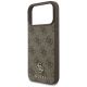 6. Guess 4G Small Classic Logo MagSafe Case for iPhone 17 Pro Max / 18 Pro Max - Brown