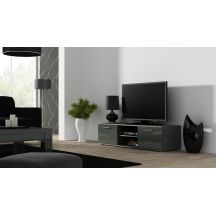 TV cabinet SOHO 140 gray/gray gloss