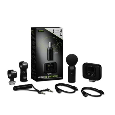 8. Shure MV88+W-KIT-Z6 - Wireless stereo microphone with on-camera receiver