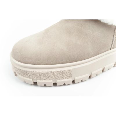 6. Lee Cooper women's boots winter boots fashionable sheepskin insulated leather beige