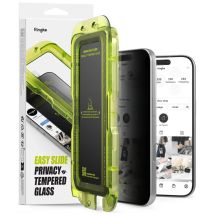 Ringke Easy Slide Privacy 2-Pack Tempered Glass for iPhone 18 Pro Max