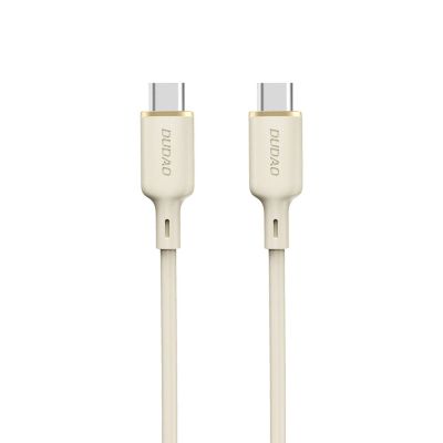 Dudao L7SCC USB-C - USB-C cable 100W 2m - beige