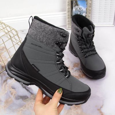 7. Winter snow boots waterproof gray DK