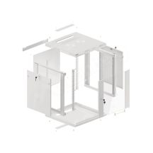 Lanberg WF01-6612-10S 12U Rack Wall-mounted Cabinet Gray