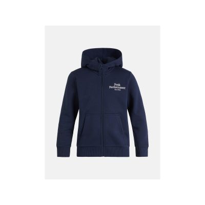 Peak Performance Jr Original Zip Hood blue