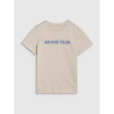 6. Boy's cotton T-shirt 4F 4FJWSS25TTSHM2186-12S