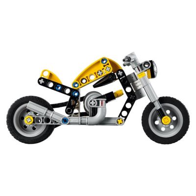 4. LEGO Technic 42225 - Yellow Motorcycle