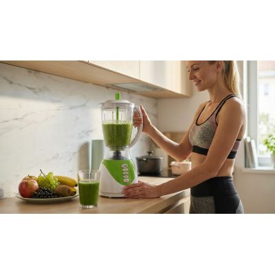 8. Esperanza PINA COLADA EKM023G jug blender (350W; white)