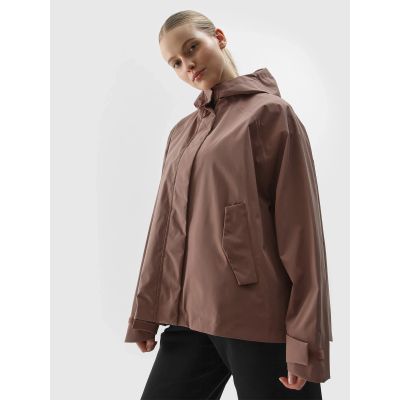 Women's transitional hooded jacket 4F