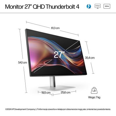 8. HP S7 PRO 727PU 27-inch 16:9 monitor