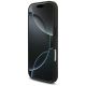 5. Mercedes AMG Leather Debossed Lines Logo case for iPhone 18 Pro / 17 Pro - black