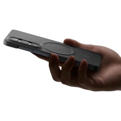 10. Spigen AirSkin Aramid Mag MagSafe Case for Samsung Galaxy S26 - Black