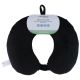 4. DUNLOP BLACK FOAM TRAVEL PILLOW