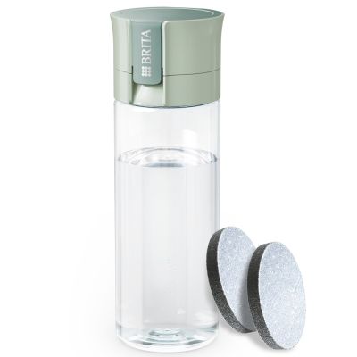 Brita Vital filter bottle pastel green 2 discs