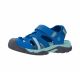 4. Trollkids Kids Stavanger Sandal XT cobalt blue/dusky turquoise/dark navy children's sports sandals for boys/girls (659-199)