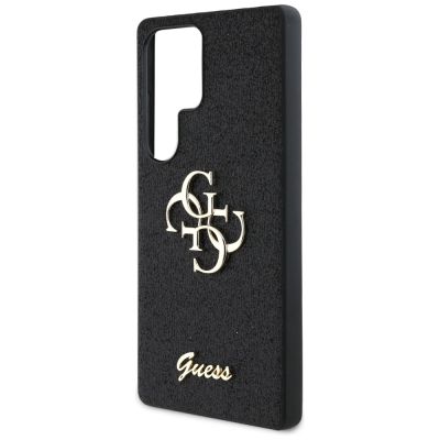 6. Guess Fixed Glitter Big 4G Metal Logo case for Samsung Galaxy S25 Ultra black