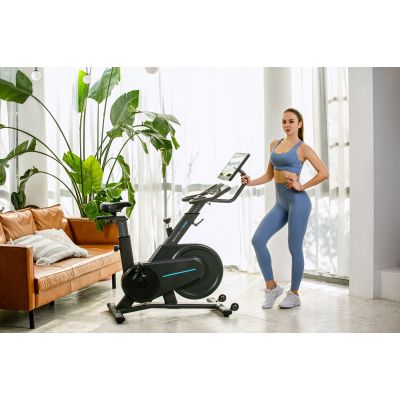 125. OVICX Q200X magnetic exercise bike with 15.6" TFT touchscreen, WIFI bluetooth & app